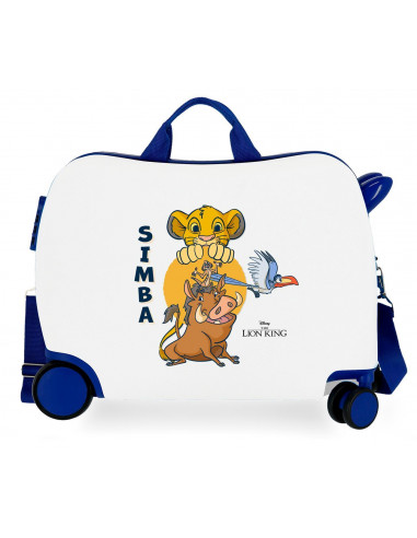 2449863 ABS ROLLING SUITCASE 4W.(2 MULTID.) 45CM.  SIMBA´S F